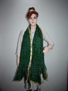 WaheguruFabrics Art Silk Self Design Women Dupatta