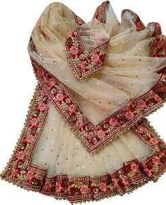 Manpreet fashion Net Embroidered Women Dupatta