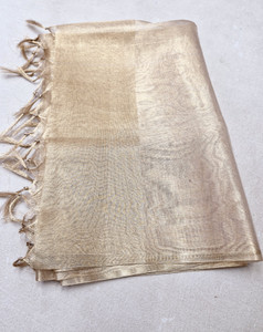 Jamal brothers Organza, Art Silk Solid Women Dupatta