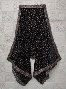 nv patel Velvet Embroidered Women Dupatta