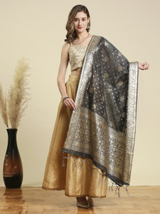 DUPATTA BAZAAR Poly Chanderi Self Design Women Dupatta