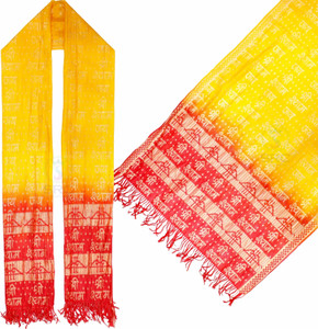 Shri Ram Creations Cotton Silk Self Design Unisex Dupatta