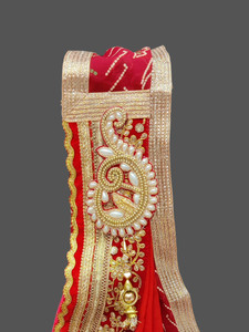 Ranisatiya Creation Poly Georgette Embellished Women Dupatta