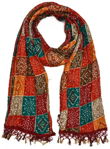 SRC Creations Art Silk Printed Women Dupatta