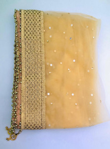 APNA KAPDA BAZAAR Net Embroidered Women Dupatta