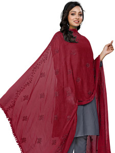 Sekmany Chiffon Embroidered Women Dupatta