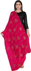 Kemza Chiffon Embroidered Women Dupatta