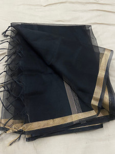 Jamal brothers Organza Solid Women Dupatta