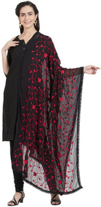 Cloric Fashion Chiffon Embroidered Women Dupatta