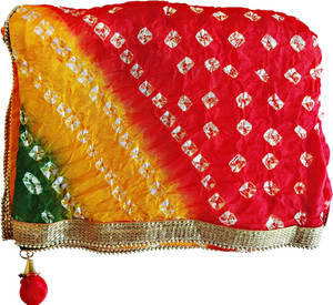DL TRADERS Silk Blend Printed Women Dupatta