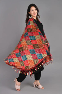 ज़रवाह महिलाओं के लिए शिफॉन प्रिंटेड दुपट्टा