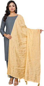 Kemza Poly Chanderi Embroidered Women Dupatta