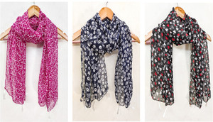 URGEN Georgette Printed Women Dupatta