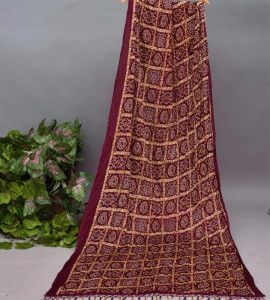 ALCOHOLIC Art Silk Solid Women Dupatta