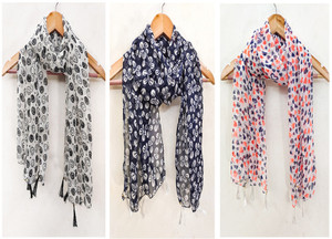 URGEN Georgette Floral Print Women Dupatta