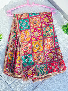 Nayerang Art Silk Embroidered Women Dupatta