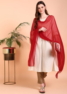 KHATRI Chiffon Embellished Women Dupatta