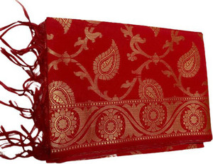 APNA KAPDA BAZAAR Silk Blend Embroidered Women Dupatta