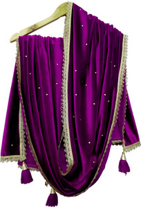 Dupattaa Velvet Embroidered Women Dupatta