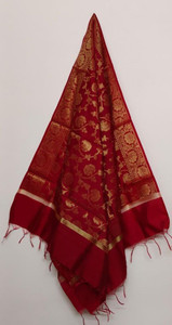 Jyotsna Collections Pure Silk Woven Women Dupatta