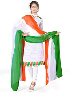 AVINZO Chiffon Striped Women Dupatta