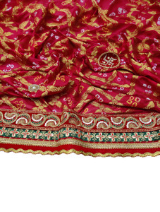 Ranisatiya Creation Georgette Embroidered Women Dupatta