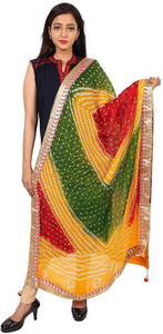 Attnico Art Silk Printed Women Dupatta