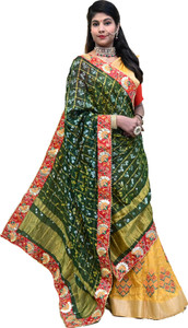 Ranisatiya Creation Art Silk Embroidered Women Dupatta