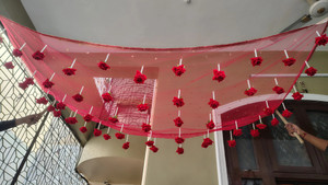 kaevion Net Self Design Women Dupatta