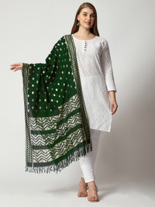 Maya Son Art Silk Checkered Women Dupatta
