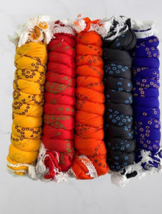 Nakoda Creation Cotton Blend Printed Women Dupatta