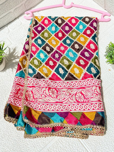 Dupattaa Velvet Embroidered Women Dupatta