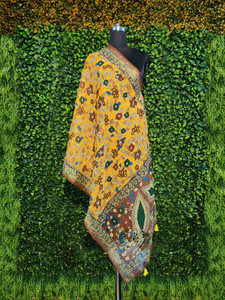 DAUMBI INTERNATIONAL Linen Blend Printed Women Dupatta