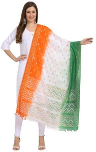 pk hub Cotton Silk Self Design, Embellished Women Dupatta