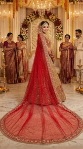 RKCREATIONnn Net Embroidered Women Dupatta