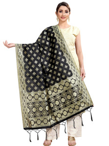 RRK IMPORT AND EXPORT Jacquard Woven Women Dupatta