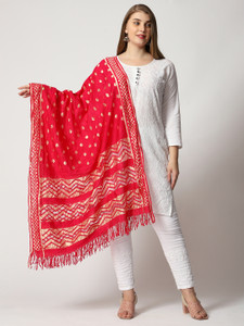 Maya Son Art Silk Checkered Women Dupatta