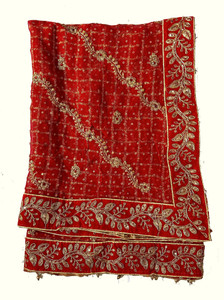 HouseOfCommon Georgette Embroidered Women Dupatta
