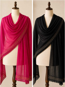 Marudhara Fashion Chiffon Self Design Women Dupatta