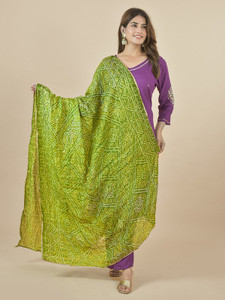 LA FEMINAE Art Silk Printed Women Dupatta