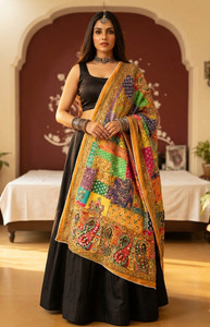 Smileyfashion Chiffon Printed Women Dupatta