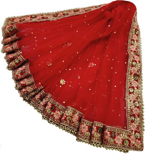 Navti Creations Net Embroidered Women Dupatta