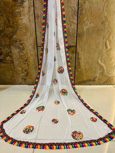 Nayerang Chiffon Embroidered Women Dupatta