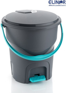 ELINOR IN GREY COLOR WITH PEDAL IN UNBREAKABLE PLASTIC MATERIAL Plastic Dustbin