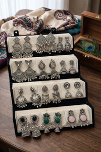 ELITEKRTZ 12 Pairs Jhumka Earrings - Image 3