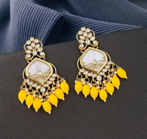 JIYU earing Beads Brass Drops & Danglers