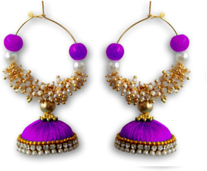 Nidhi Silk Thread Loreal Earring Cotton Dori Cuff Earring