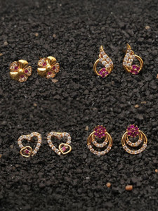 Gemini Creation GRACEFULLY EARRING Brass Stud Earring