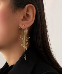 FashionAmora Korean Design Fashion Earrings Alloy Earring Set
