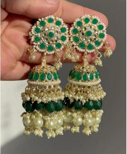 Gyaan Jewels Stylish & Trendy Brass Jhumki Earring